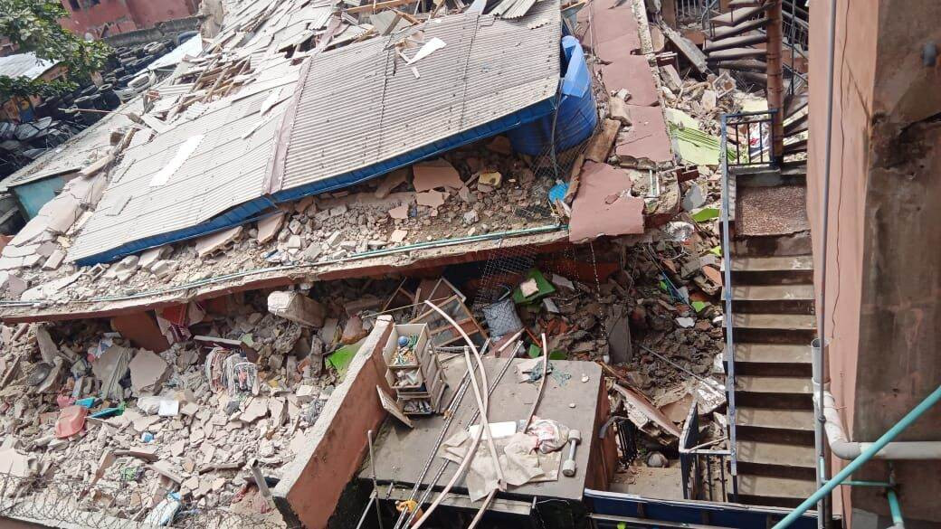 In Lagos, a sex worker and her client died when a building collapses on them while they are having sex.