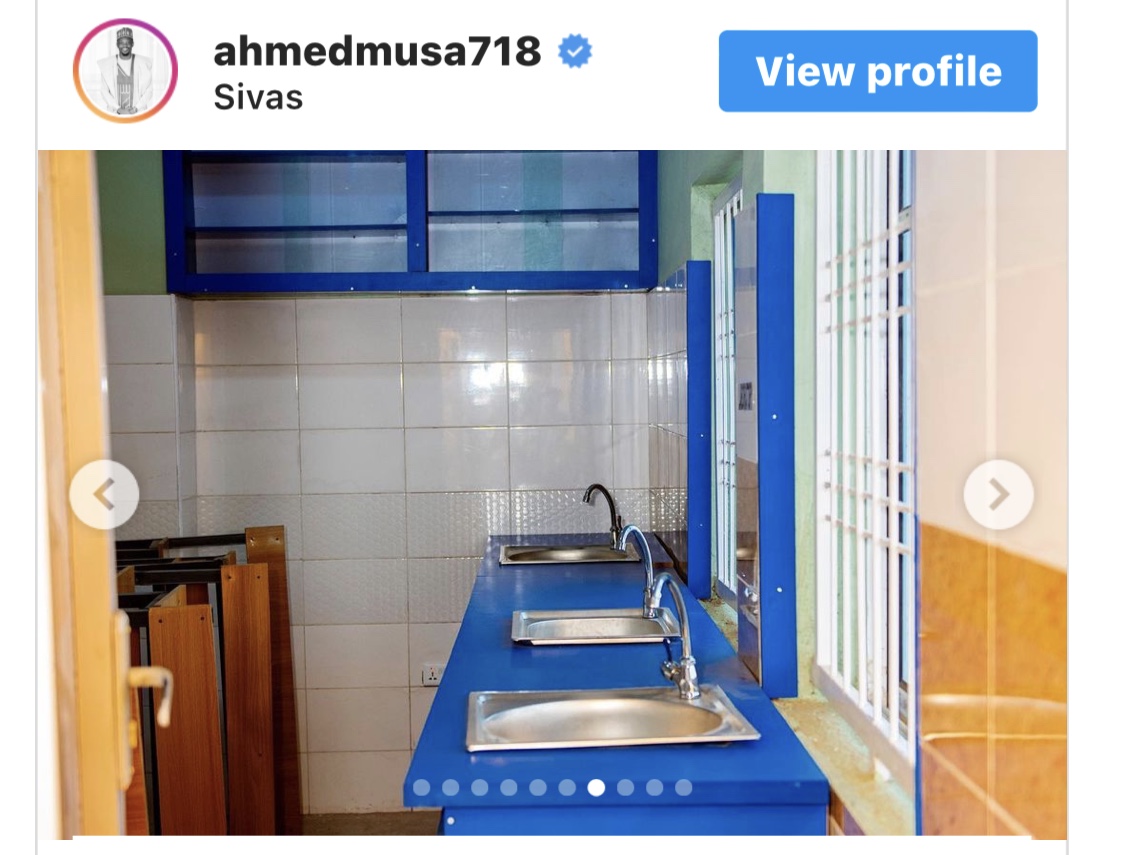 Nigerian footballer Ahmed Musa establishes an international school and names it after his mother. (Photos)