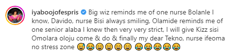 “Big wiz reminds me of one nurse Bolanle I know, Iyabo Ojo posts photoshopped images of speciﬁc singers.