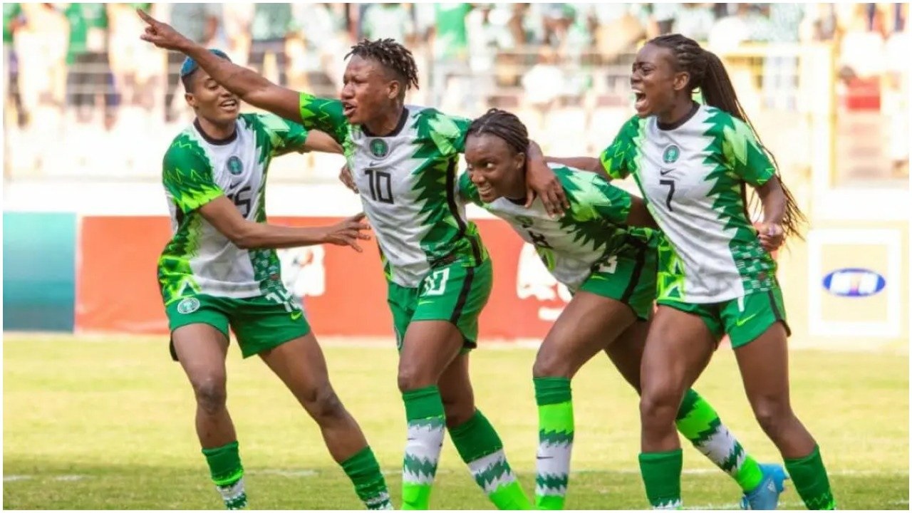 Nigeria Super Falcons hold their 45th-place FIFA standing.