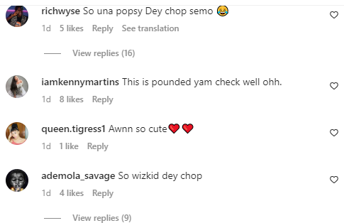 Online outrage is caused by a video of Wizkid teaching his son Zion how to eat "Semo."