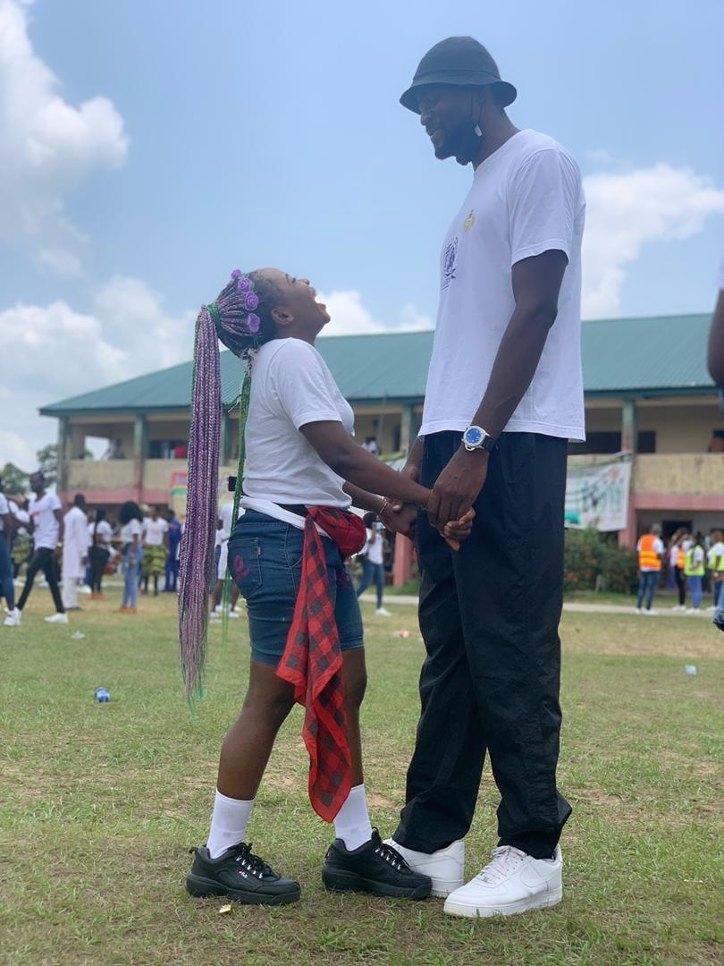 Following their interaction at the NYSC Orientation Camp, the tallest and shortest Corps members fall in love (Photos)