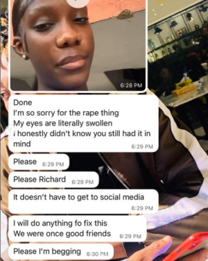 After accusing a male friend of "r3ping" her, young woman apologizes to him (Video)