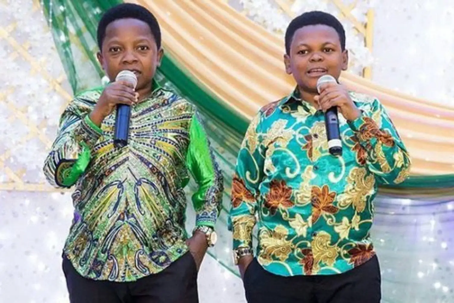 Osita Iheme and Chinedu Ikedieze performed an Epic song "Dready Boys," to the admiration of Charles Inojie and others.