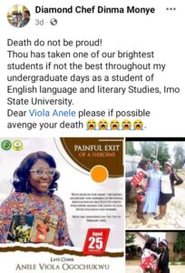 25-year-old IMSU Graduate Murdered in Imo: Friends Express Sorrow for Her Death (Photos)
