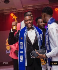 Oluwaseyifunmi Araga, a fashion model, won the 2023 Misters of Nigeria Pageant.