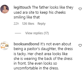 Mixed reactions regarding Her Wedding Dress - A Nigerian Pastor's Daughter