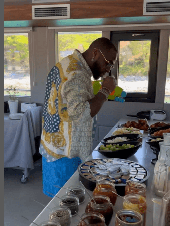 Davido States that he is "Man of the Year" While Posting a video of Himself Having Fun on an Extravagant Yacht in Croatia (VIDEO)
