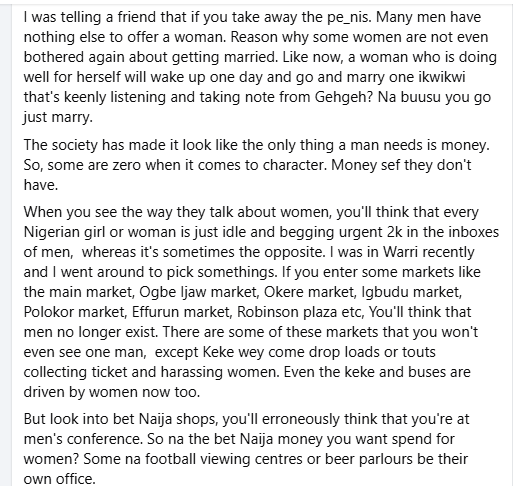 Nigerian man criticizes mature men who follow the advice of young social media guys on how to treat women.