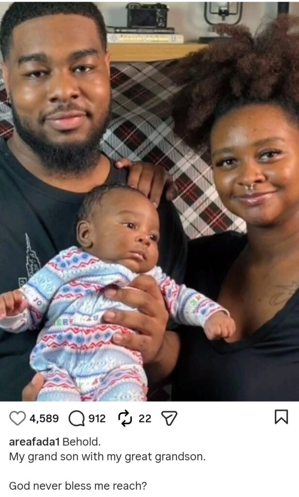 Charly Boy reveals His Great-Grandson After Becoming a Great-Grandfather (Photo)