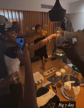 Watch the Moment: During Burna Boy's birthday celebration, his mother encourages him to get married and start a family (Video).