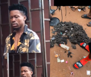 Nigerian Police uncover a pot filled with human hair and arrest the barber.