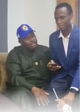Campaign team explains the widely circulated video of the politician meeting a student.